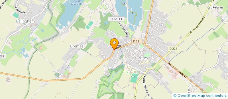 localisation de l'entreprise SARL CONSTRUCTION BOIS ARDRESIENNE  BREMES