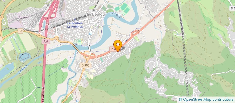 localisation de l'entreprise SARL CONSTRUCTION BOIS DU VALLESPIR  LE BOULOU