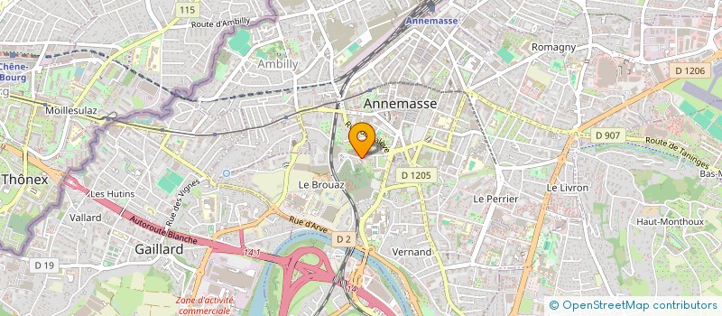 localisation de l'entreprise SARL CONSTRUCTION DE LA PAIX à ANNEMASSE