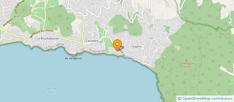 localisation de l'entreprise SARL CONSTRUCTION DU BATIMENT  LA CROIX-VALMER