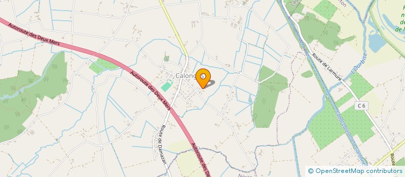 localisation de l'entreprise SARL CONSTRUCTION FIGUEIREDO VITOR  CALONGES