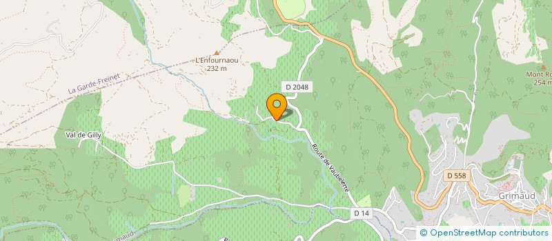 localisation de l'entreprise SARL CONSTRUCTION RENOVATION BATIMENT  GRIMAUD