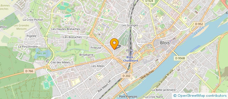 localisation de l'entreprise SARL CONSTRUCTION RENOVATION BATIMENT  BLOIS