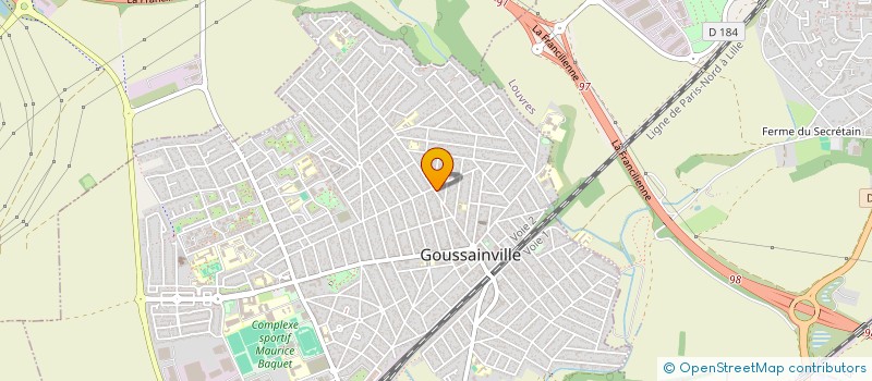 localisation de l'entreprise SARL CONSTRUCTION ROYALE  GOUSSAINVILLE