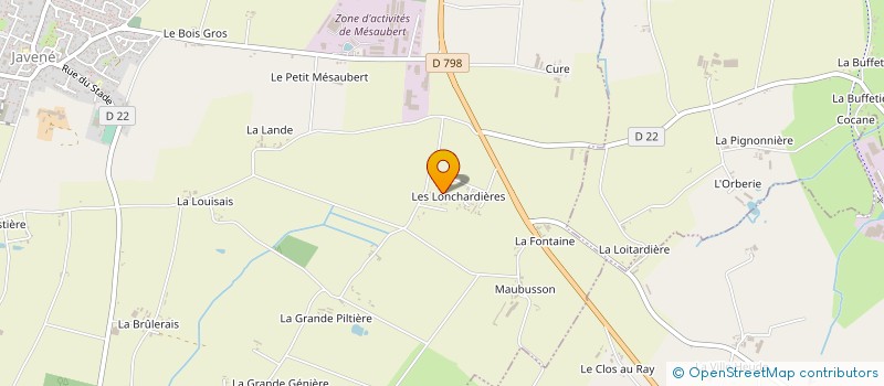 localisation de l'entreprise SARL CONSTRUCTION SOURDAIN  JAVENE