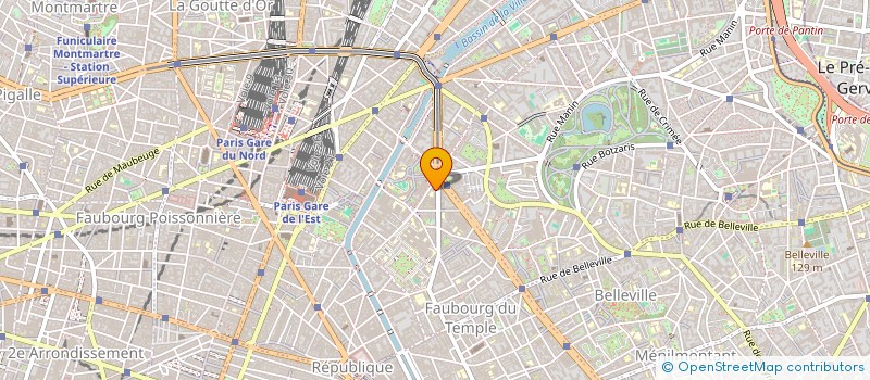 localisation de l'entreprise SARL CONSTRUCTION SUD EST  PARIS