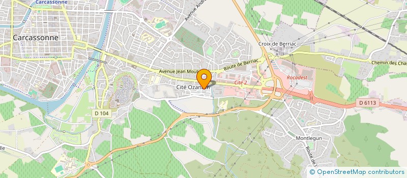 localisation de l'entreprise SARL CONSTRUCTIONS B.B à CARCASSONNE