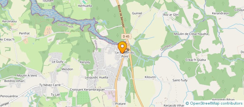 localisation de l'entreprise SARL CONSTRUCTIONS FOUESNANTAISES à PLEUVEN
