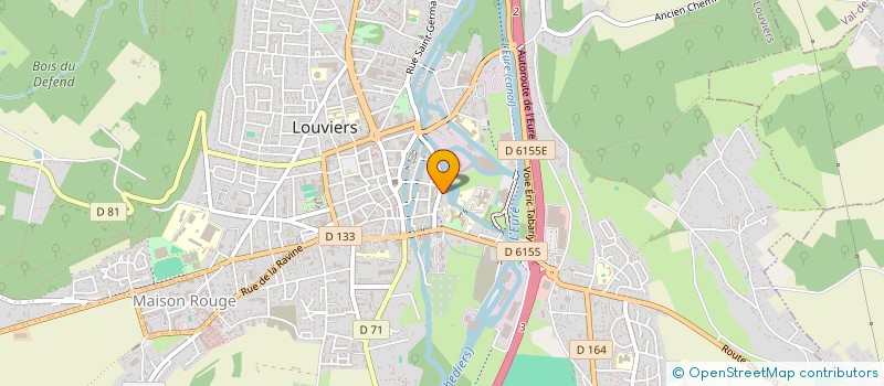 localisation de l'entreprise SARL CONSTRUCTIONS LOVERIENNES  LOUVIERS