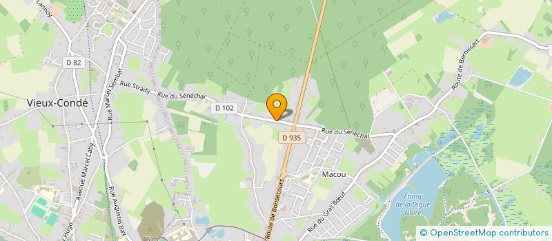 localisation de l'entreprise SARL CONSTRUCTIONS MICHEL  CONDE-SUR-L'ESCAUT