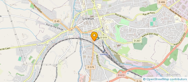 localisation de l'entreprise SARL CONSTRUCTIONS NEUVES à LISIEUX