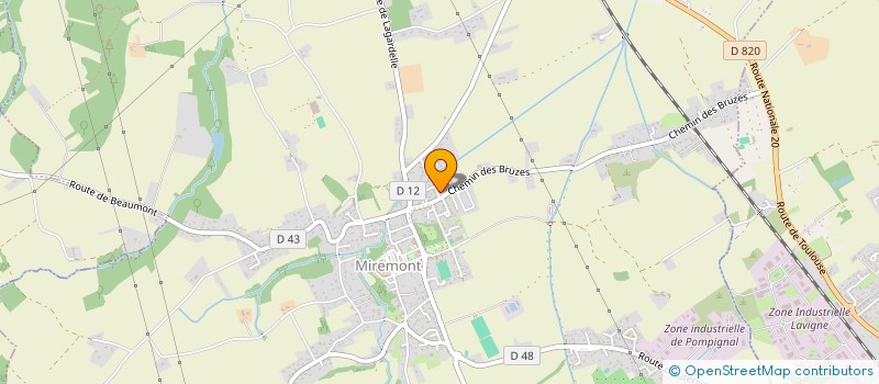 localisation de l'entreprise SARL CONSTRUCTIONS THERIAL à MIREMONT
