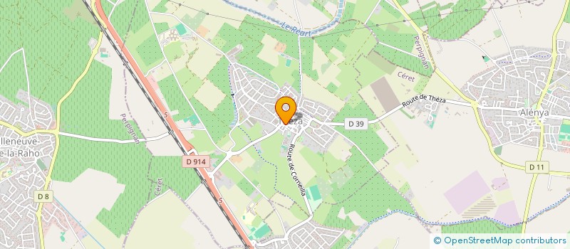 localisation de l'entreprise SARL CONSTRUCTIONS THEZANAISES  THEZA