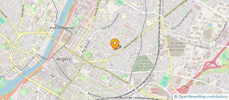 localisation de l'entreprise SARL CONSTRUIRE 49  ANGERS