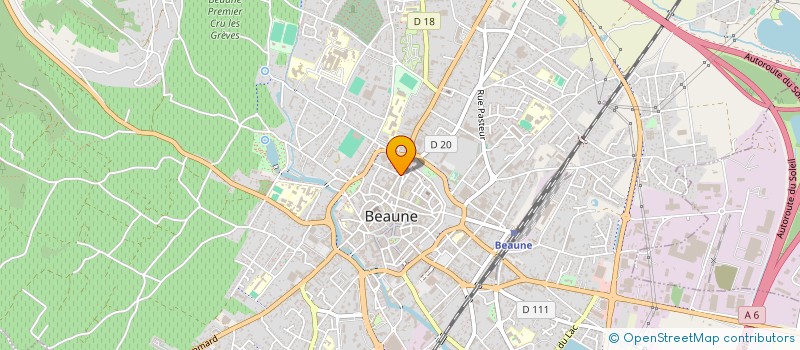 localisation de l'entreprise SARL CONSULT' INVEST à BEAUNE