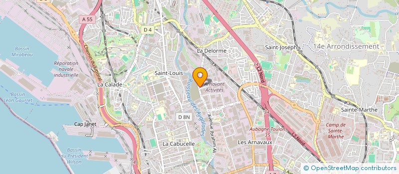 localisation de l'entreprise SARL 'CONSULTING-BATIMENT' à MARSEILLE 15EME