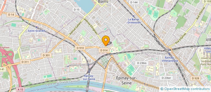 localisation de l'entreprise SARL CONTACT  EPINAY-SUR-SEINE