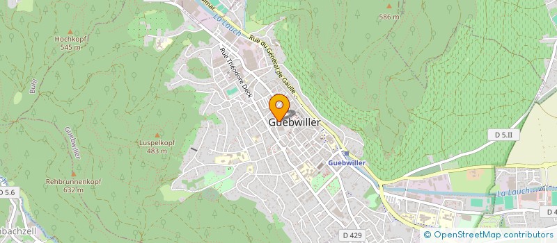 localisation de l'entreprise SARL CONTI - LEICHT à GUEBWILLER