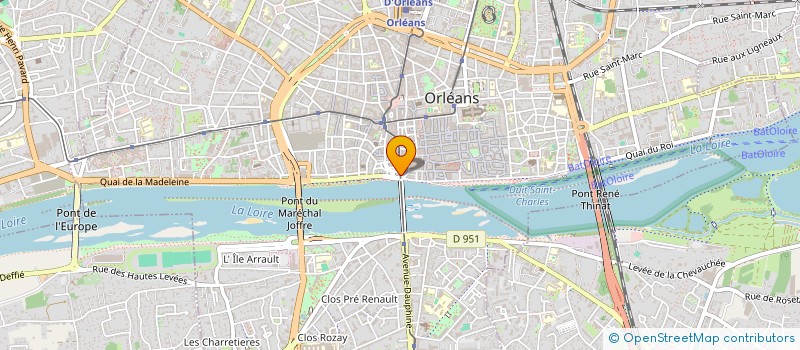 localisation de l'entreprise SARL CONTINENTAL à ORLEANS