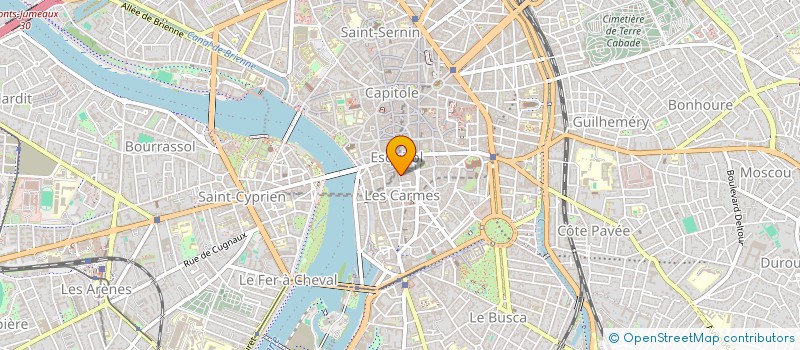 localisation de l'entreprise SARL CONTOURS  TOULOUSE