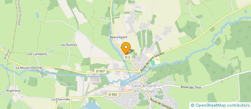 localisation de l'entreprise SARL CONTROLE AMANDINOIS à SAINT-AMAND-EN-PUISAYE