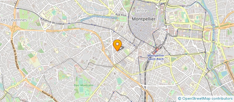 localisation de l'entreprise SARL CONTROLE AUTO CHAPTAL à MONTPELLIER
