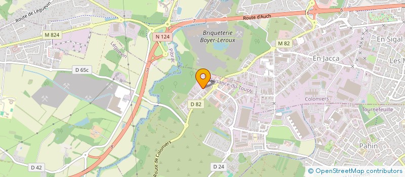 localisation de l'entreprise SARL CONTROLE INDUSTRIEL NON DESTRUCTIF à PLAISANCE-DU-TOUCH