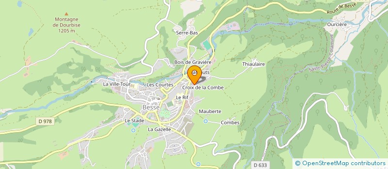 localisation de l'entreprise SARL CONTROLE TECHNIQUE DE BESSE  BESSE-ET-SAINT-ANASTAISE