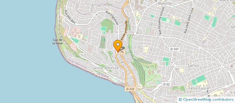 localisation de l'entreprise SARL CONTROLE TECHNIQUE DE LA ROSERAIE à SAINTE-ADRESSE