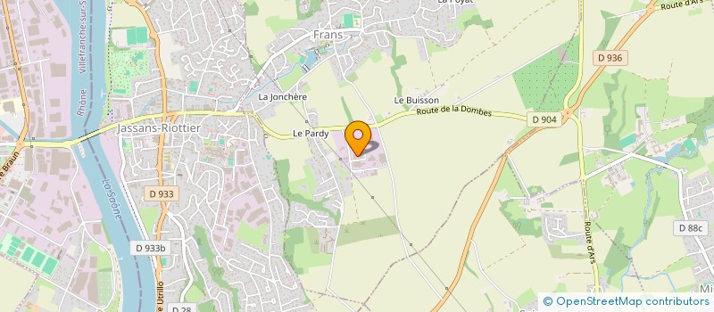 localisation de l'entreprise SARL CONTROLE TECHNIQUE VERE à FRANS