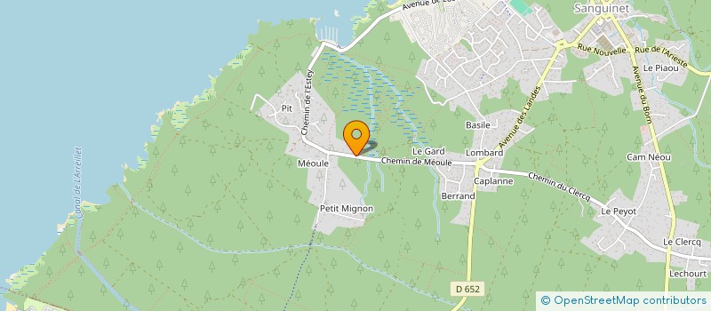 localisation de l'entreprise SARL CONVERGENCE CEFJM  SANGUINET