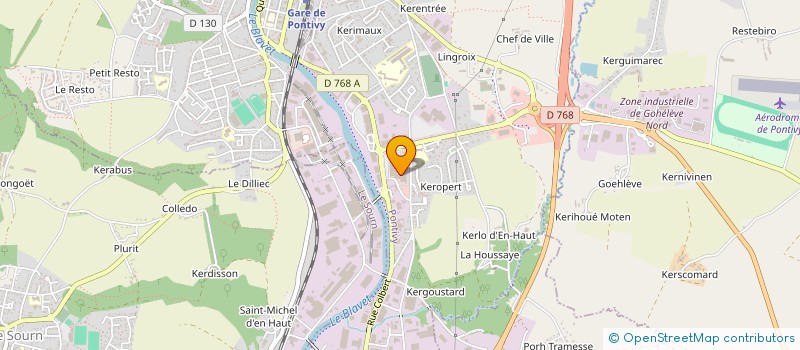 localisation de l'entreprise SARL COODICA à PONTIVY
