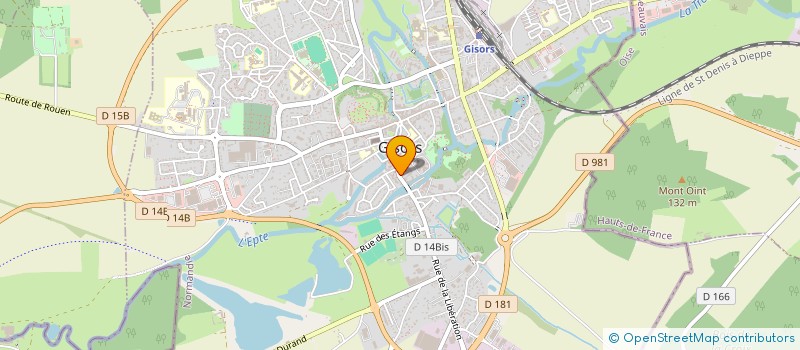 localisation de l'entreprise SARL COOK à GISORS