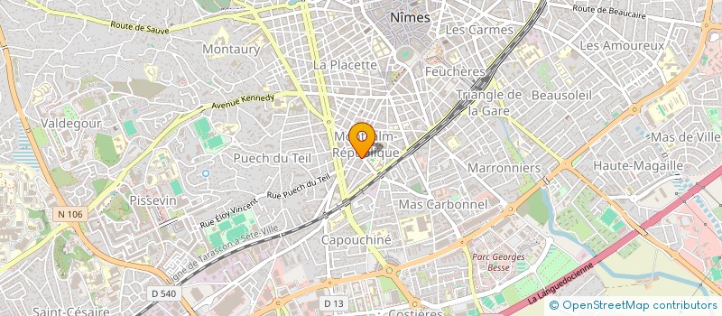 localisation de l'entreprise SARL COORDINATION CONSEIL MAITRISE OEUVR à NIMES
