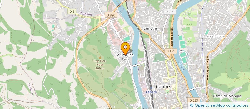 localisation de l'entreprise SARL COP'INFOR BUREAUTIQUE  CAHORS