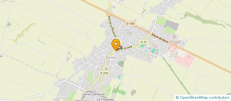 localisation de l'entreprise SARL COPAM à BENET