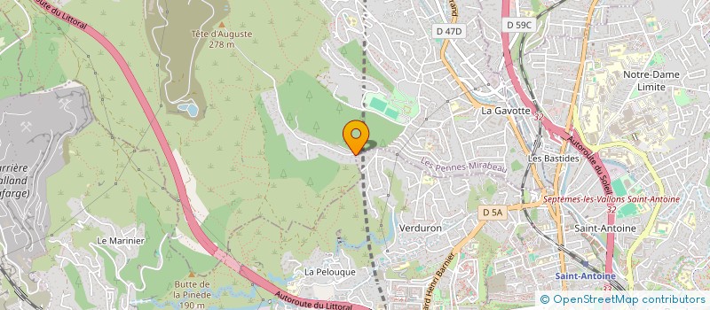 localisation de l'entreprise SARL COPAT à LES PENNES-MIRABEAU
