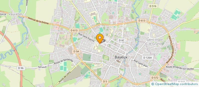 localisation de l'entreprise SARL COPHINA à BAYEUX