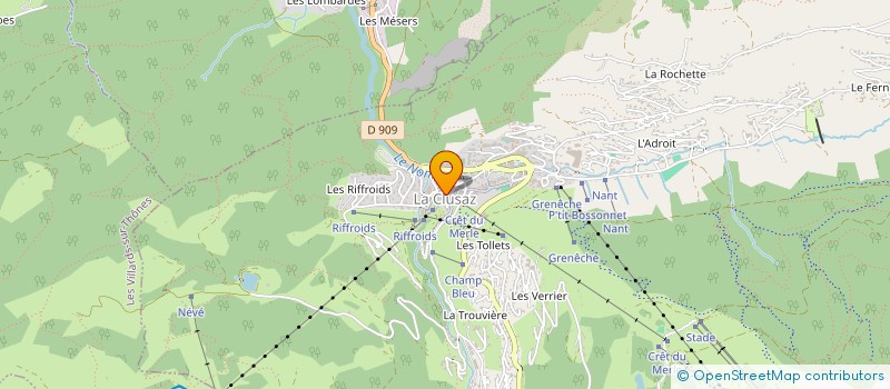 localisation de l'entreprise SARL COPRONET à LA CLUSAZ