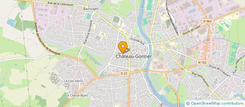 localisation de l'entreprise SARL COPYPLAN à CHATEAU-GONTIER-SUR-MAYENNE