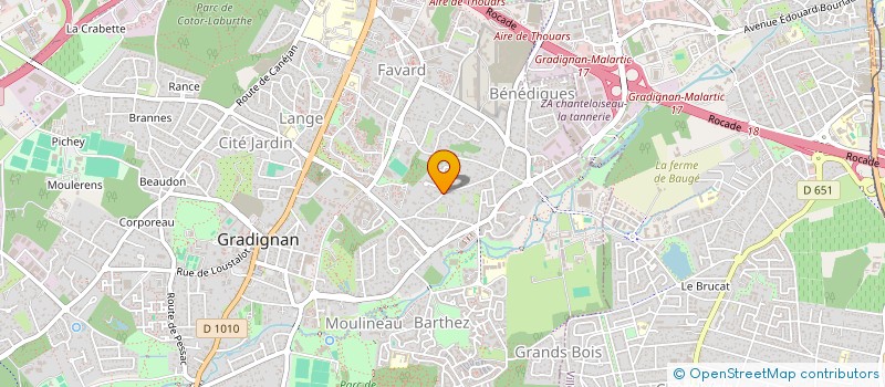 localisation de l'entreprise SARL COQ ILLICO à GRADIGNAN