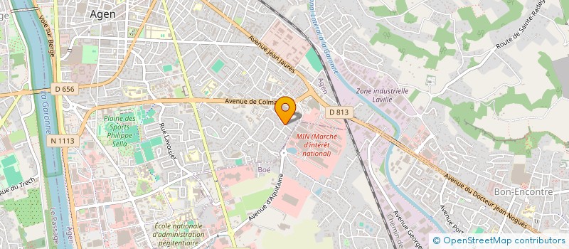 localisation de l'entreprise SARL COQUELICOTS  AGEN