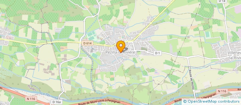 localisation de l'entreprise SARL COQUILLARD à PEZILLA-LA-RIVIERE