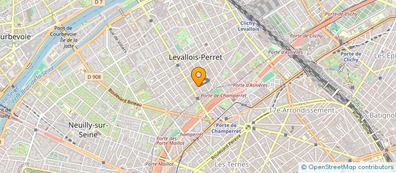 localisation de l'entreprise SARL CORALIV à LEVALLOIS-PERRET