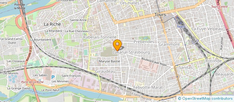 localisation de l'entreprise SARL CORBELLE à TOURS