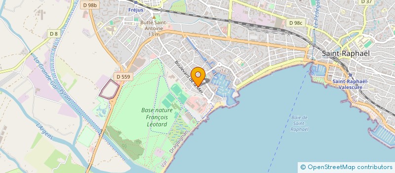 localisation de l'entreprise SARL CORBSKY SOGETAM PAMOTEL à FREJUS