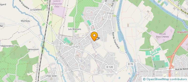 localisation de l'entreprise SARL CORC BTP à LINARS