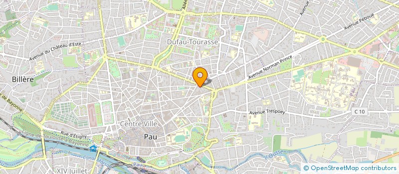 localisation de l'entreprise SARL CORDE à PAU