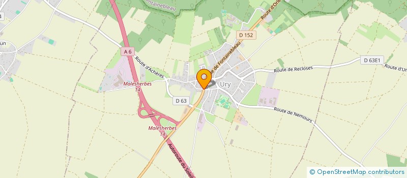localisation de l'entreprise SARL CORDO BACHES à URY