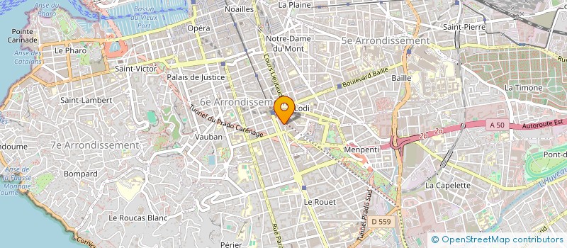 localisation de l'entreprise SARL CORDONNERIE CO-TA à MARSEILLE